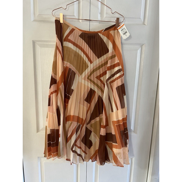 Lafayette 148 New York Jahira Pleated Midi Skirt Size 12 $798 - Picture 7 of 12